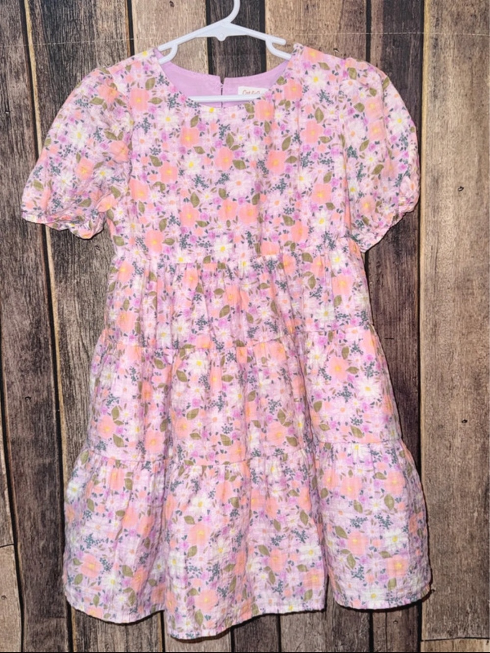 Cat & Jack Floral Tiered Dress